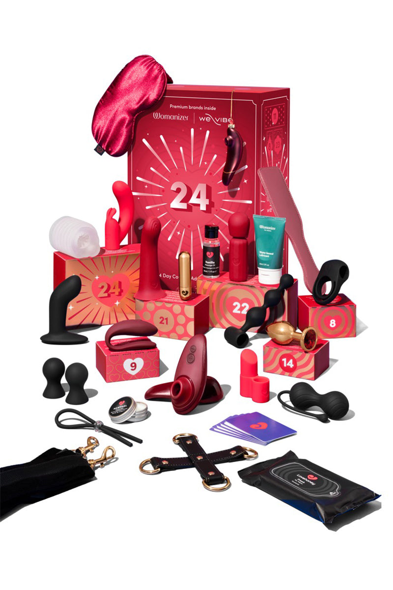 Calendrier de l'Avent érotique 2026 Couples avec Womanizer Liberty et We-Vibe Sync Lite