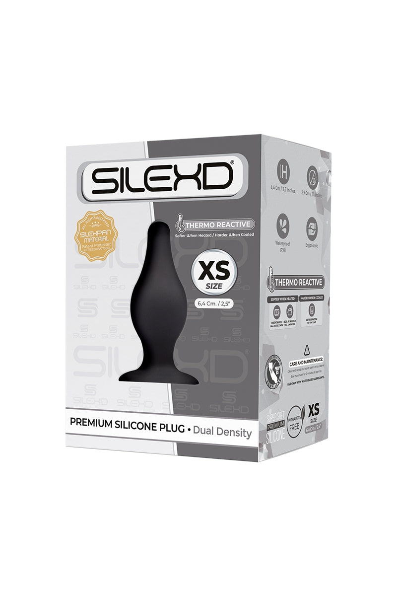 Plug anal The Original Model 2 noir 6,4 cm - SilexD — vue 2
