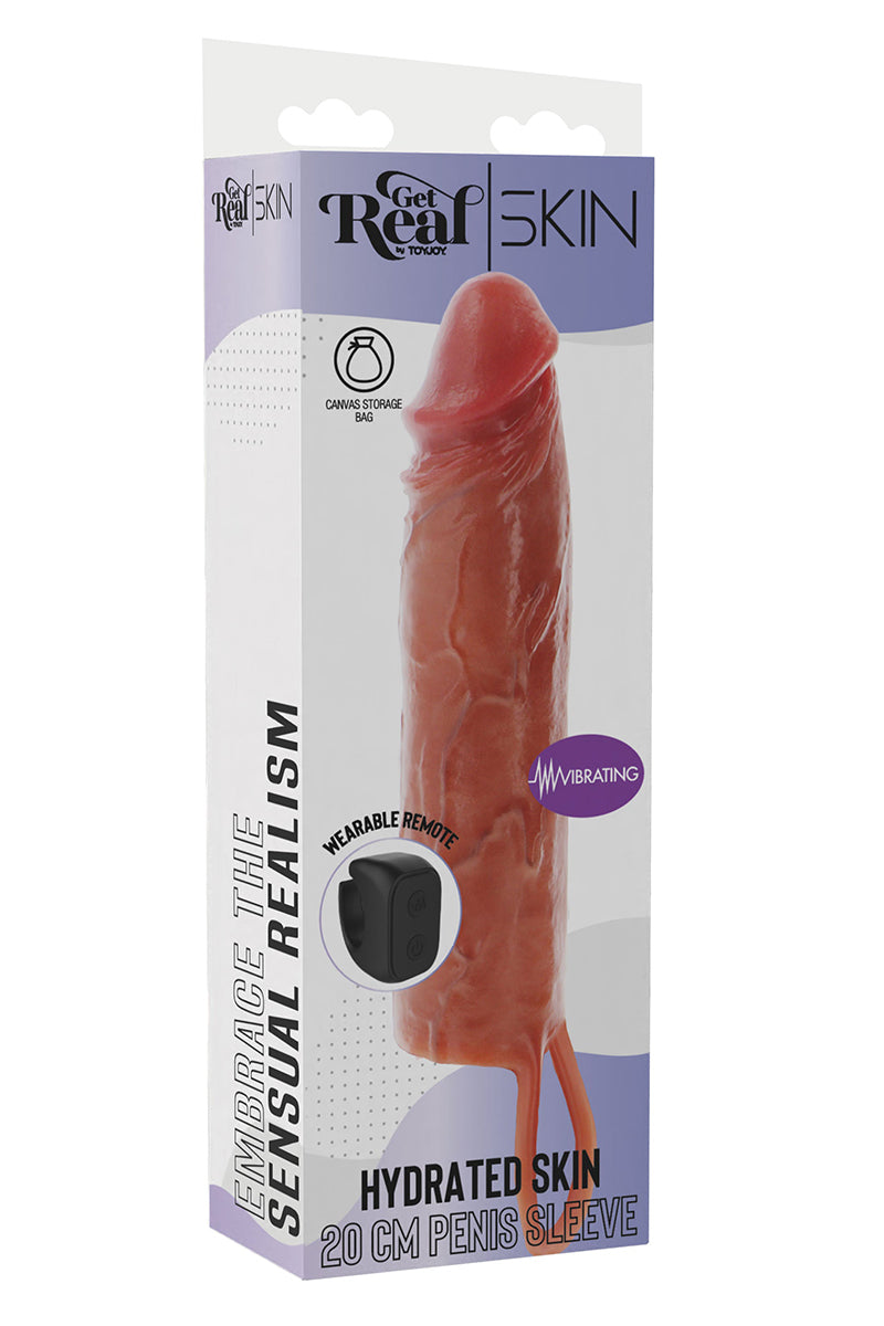 Gaine de pénis vibrante 20 cm - Toy Joy — vue 5