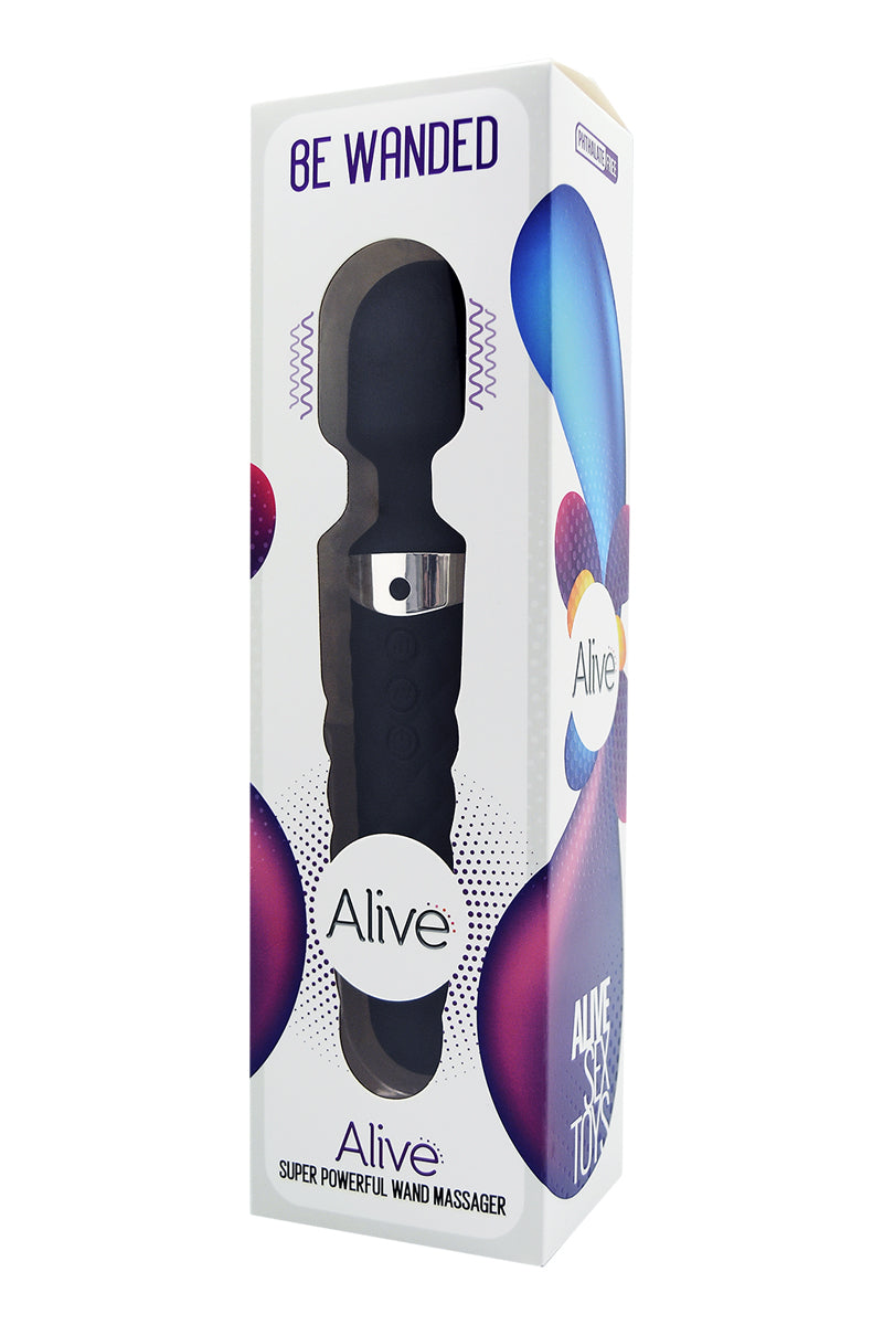 Vibro wand Be Wanded noir, Alive, vue 2