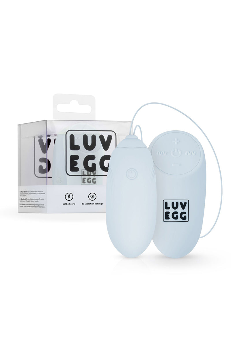 Œuf vibrant télécommandé bleu Luv Egg, vue 5