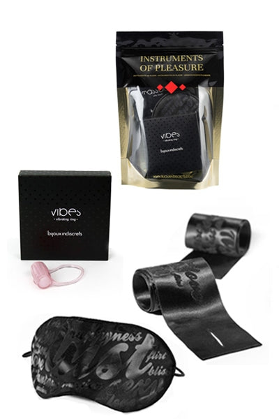Set Instruments de Plaisir Rouge Bijoux Indiscrets - coffret 3 accessoires
