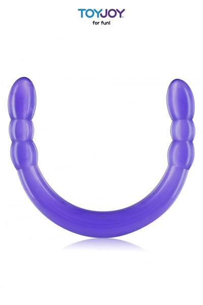 Double Digger Dong Toy Joy - gode double pénétration violet 45 cm