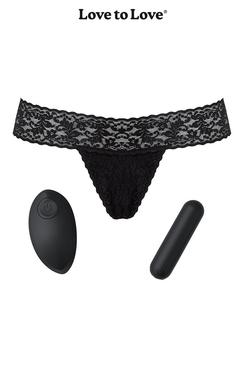 Culotte vibrante télécommandée Secret Panty 2 — Love to Love