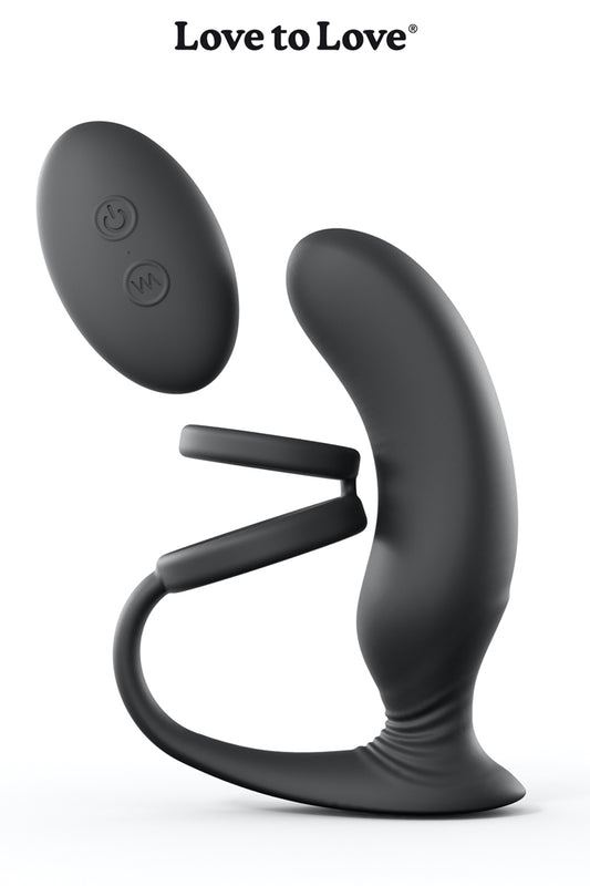 Stimulateur de prostate + cockring Double game — Love to Love