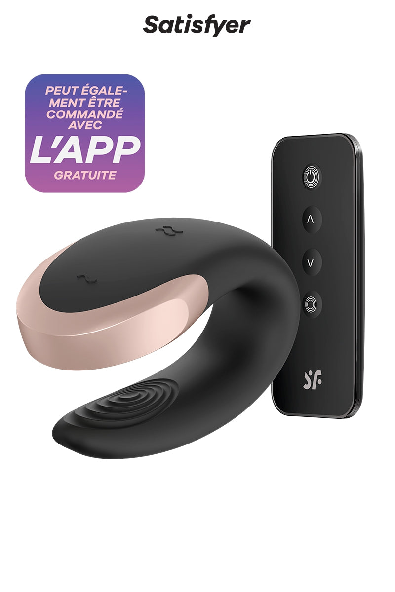 Stimulateur Double Love noir - Satisfyer — Satisfyer