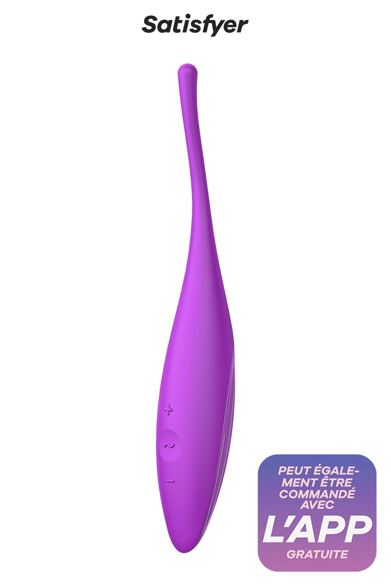 Stimulateur connecté Twirling Joy fuchsia - Satisfyer — Satisfyer