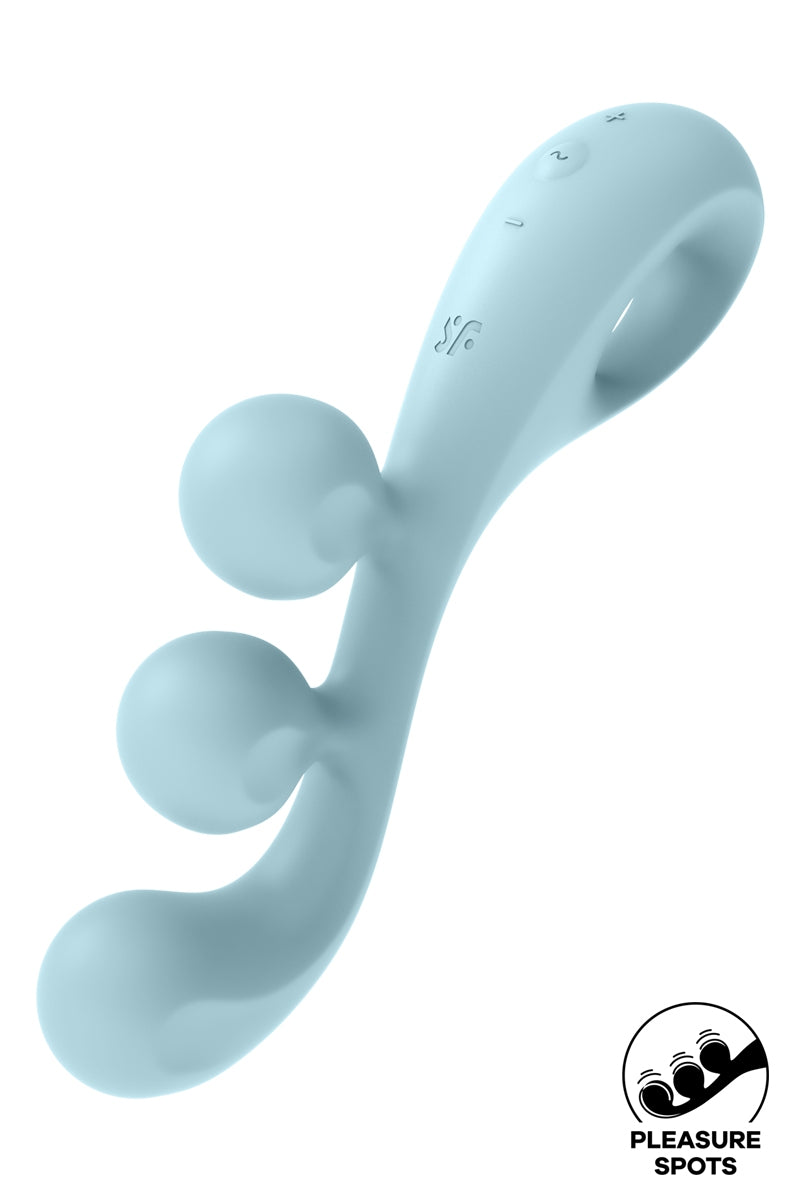 Multi-vibromasseur Tri Ball 2 bleu - Satisfyer — Satisfyer