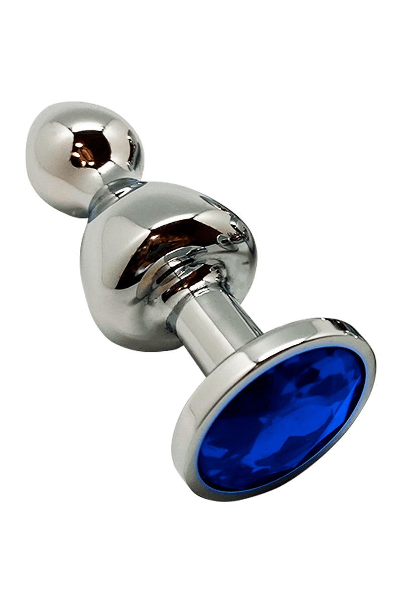 Plug bijou Lollypop bleu L - Wooomy — Wooomy