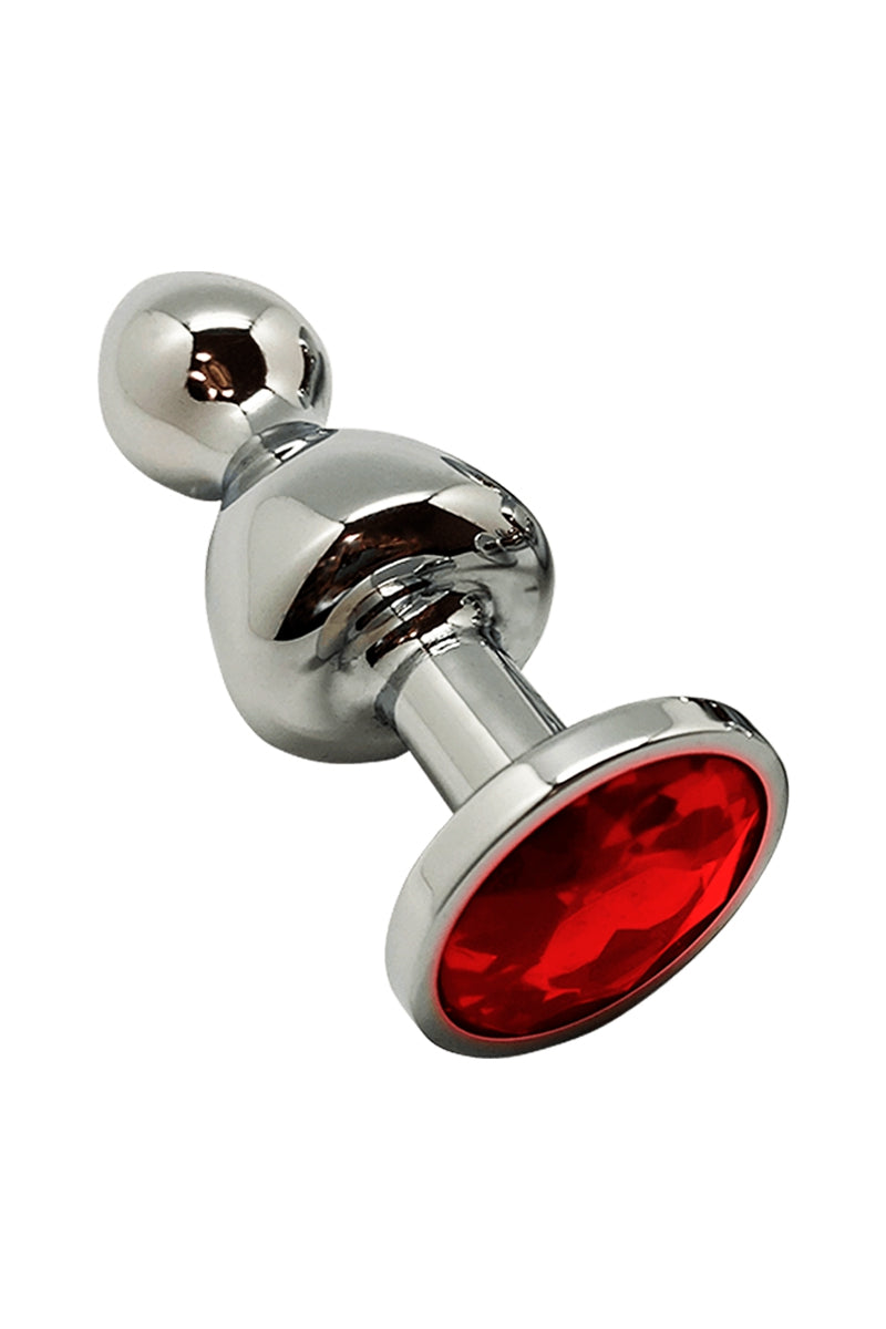 Plug bijou Lollypop rouge M - Wooomy — Wooomy