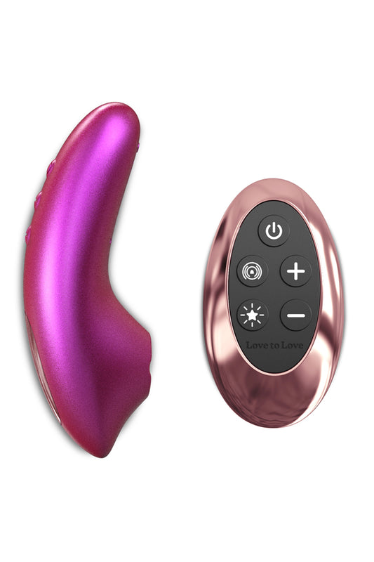 Masseur clitoridien télécommandé Dreamer Iridescent Berry - Love to Love — Love to Love
