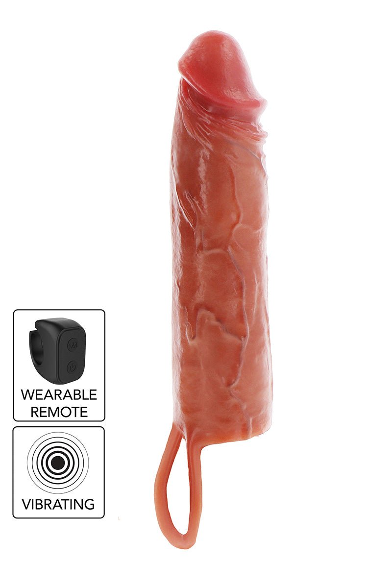 Gaine de pénis vibrante 20 cm - Toy Joy — Toy Joy