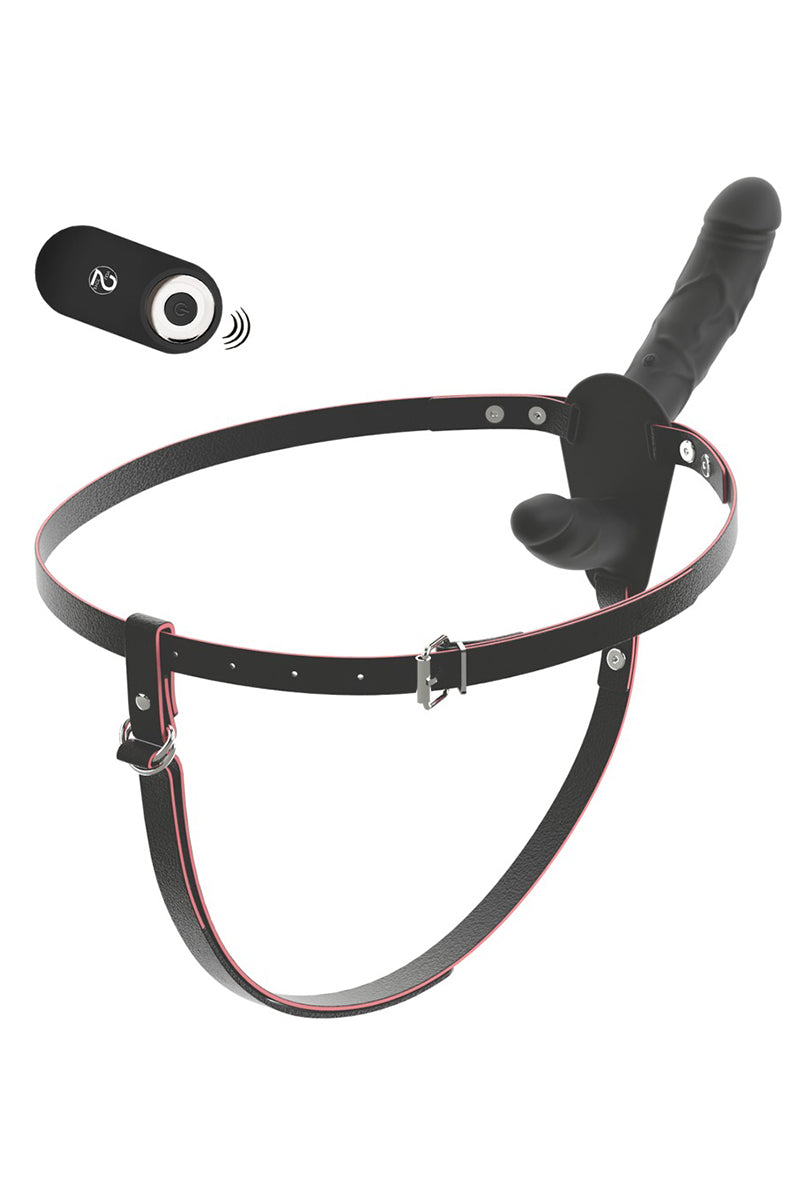 Double gode ceinture vibrant télécommandé - You2Toys — You2Toys