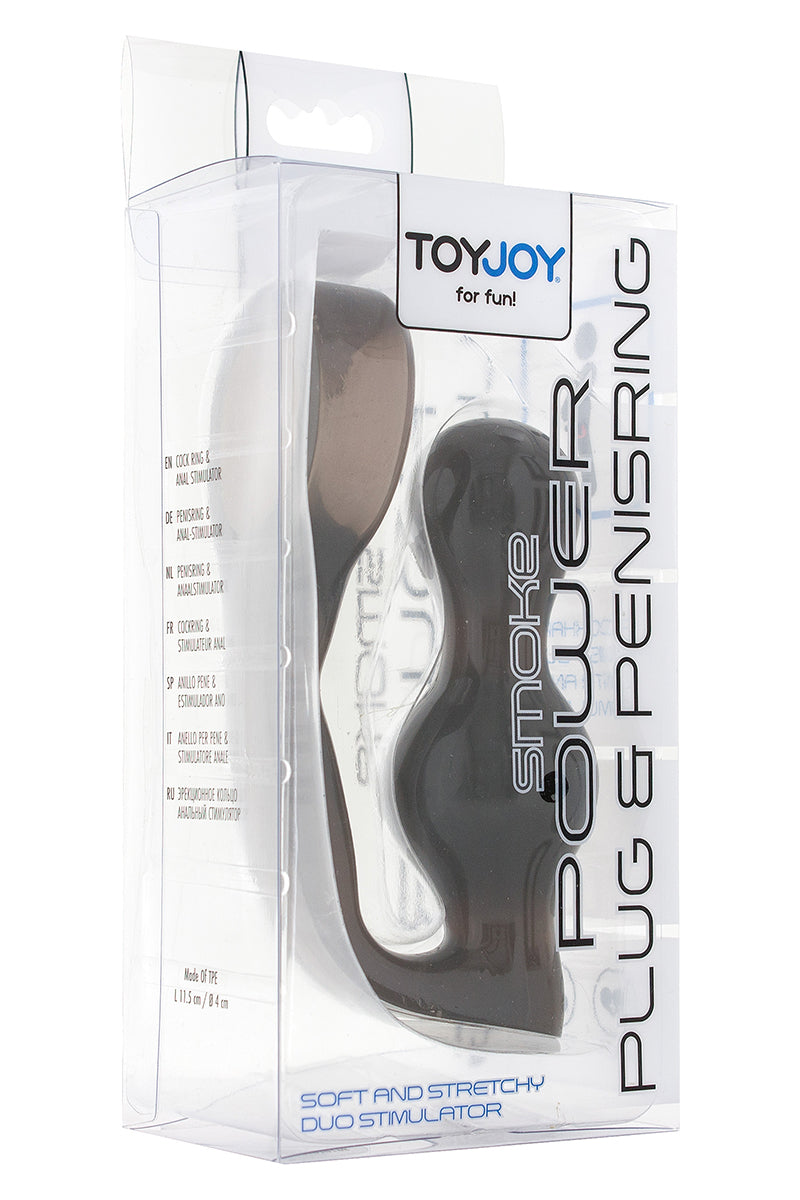Stimulateur de prostate et cockring gris — vue 2