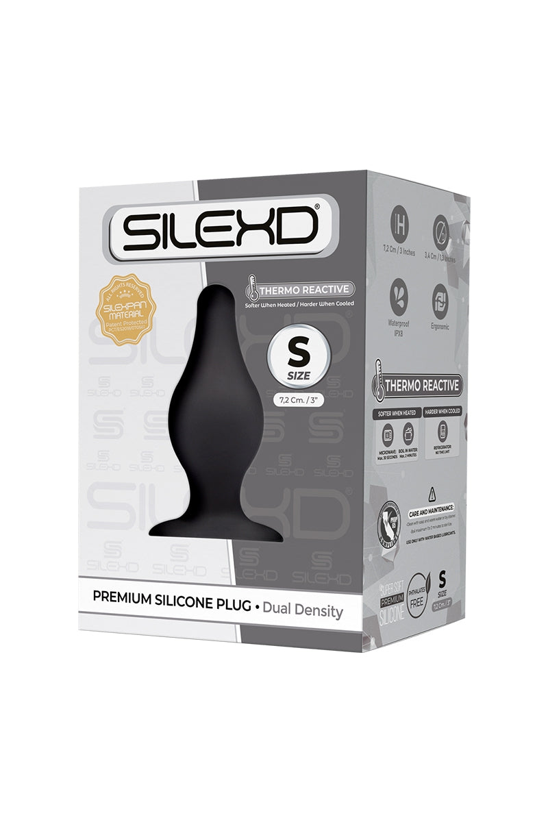Plug anal The Original Model 2 noir 7,2 cm - SilexD — vue 2
