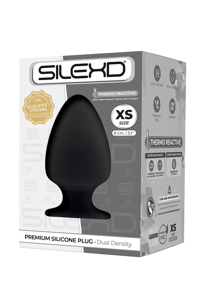 Plug anal The Original Model 1 noir 8 cm - SilexD — vue 2