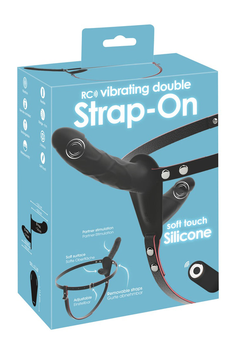 Double gode ceinture vibrant télécommandé - You2Toys — vue 5
