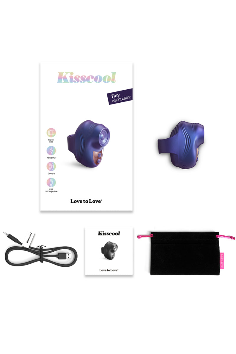Stimulateur clitoridien Kisscool violet - Love to Love — vue 5