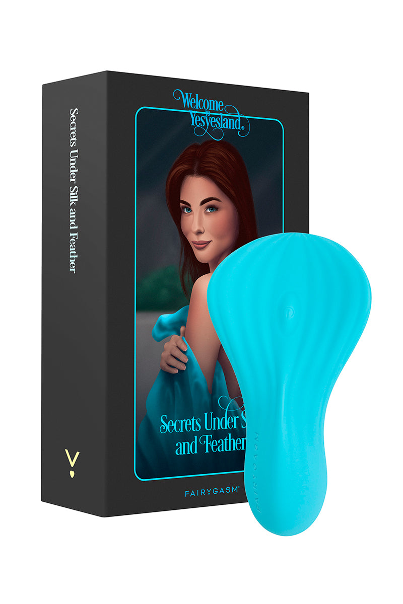 Mini vibromasseur clitoridien SilkenTouch bleu, FairyGasm, vue 2