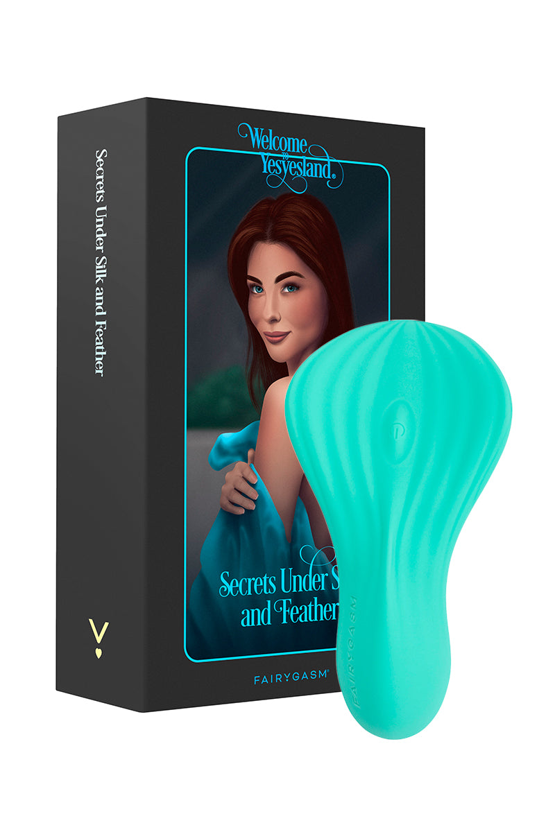 Mini vibromasseur clitoridien SilkenTouch vert, FairyGasm, vue 2