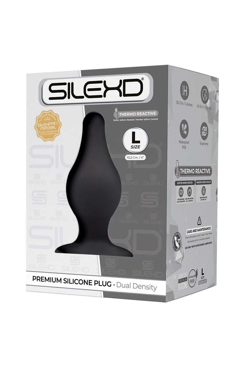 Plug anal The Original Model 2 noir 10,2 cm - SilexD — vue 2