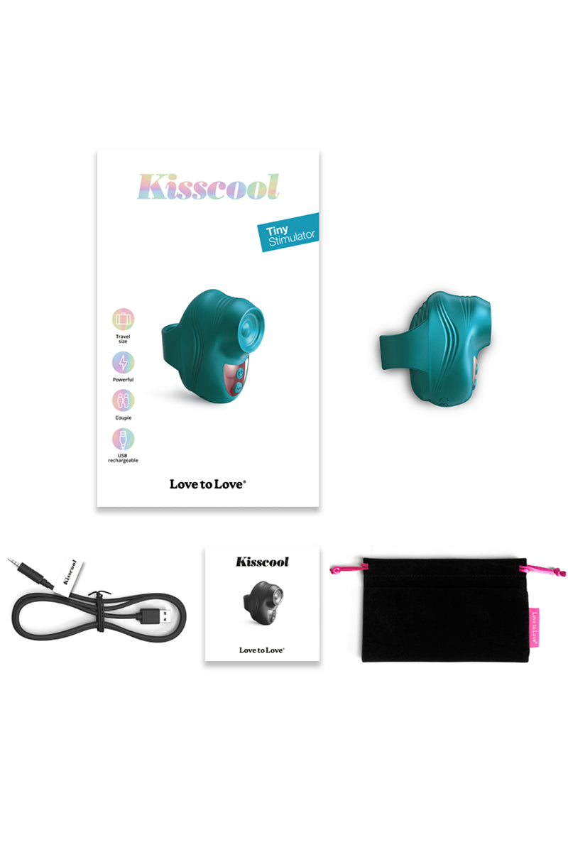 Stimulateur clitoridien Kisscool vert - Love to Love — vue 5