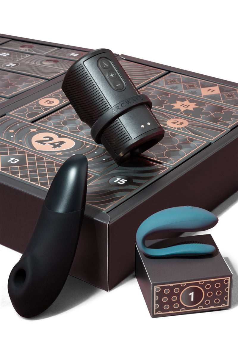 Calendrier de l'Avent érotique 2026 Luxury – Womanizer Enhance, We-Vibe Sync Lite et Arcwave Zing