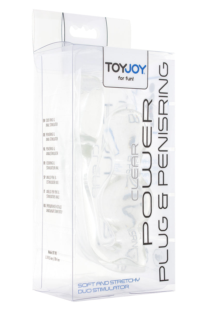 Stimulateur de prostate et cockring transparent — vue 2
