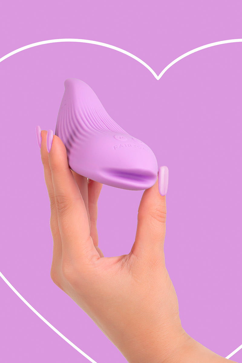 Mini vibromasseur DelightfulWave violet, FairyGasm, vue 3