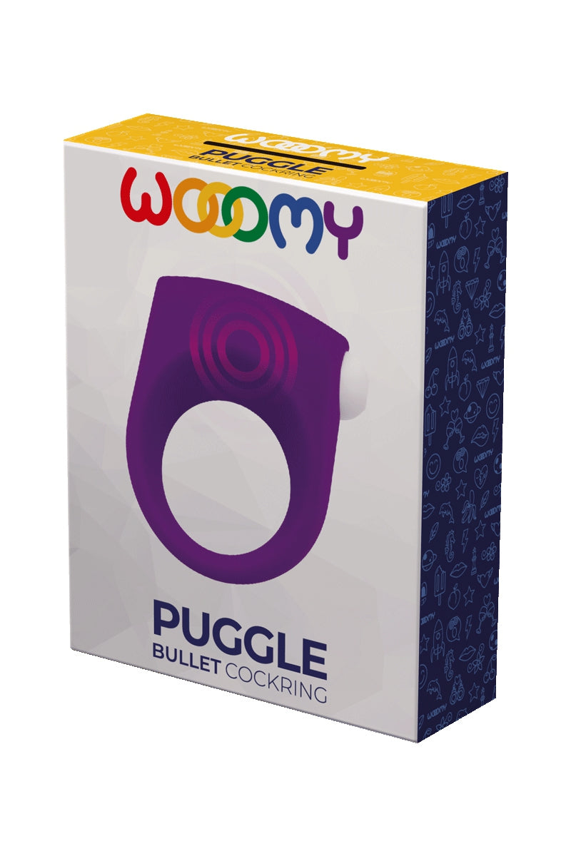 Anneau de pénis vibrant Puggle - Wooomy — vue 2