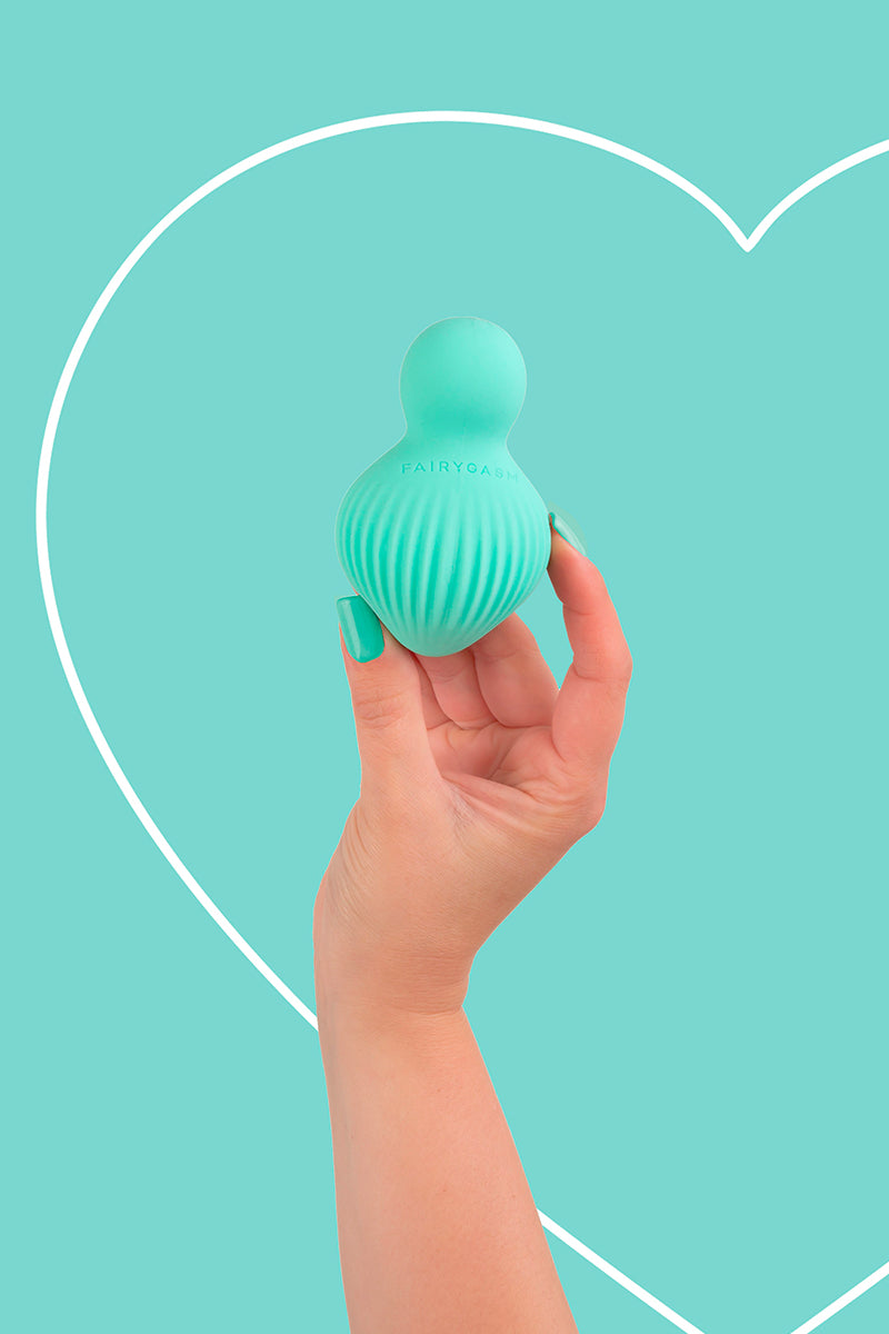 Mini vibromasseur EnchantedDesire vert, FairyGasm, vue 3