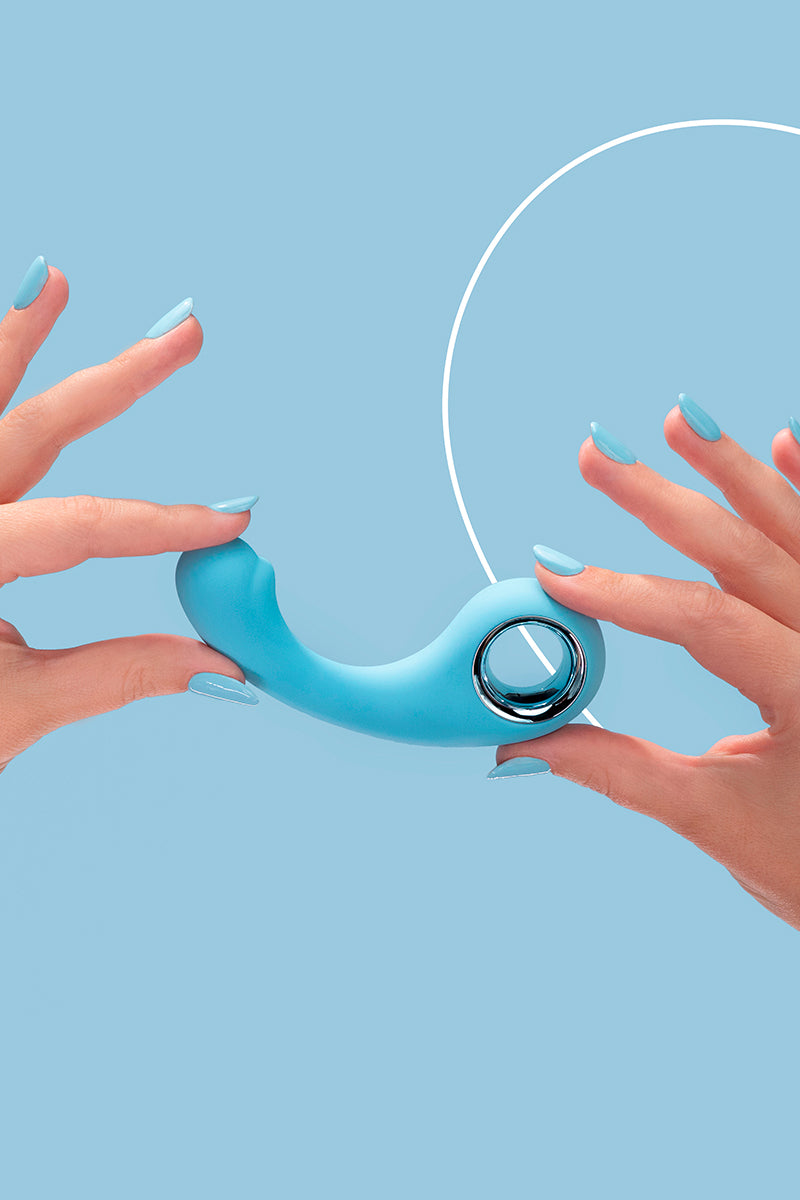 Vibromasseur point G BraveryAward bleu, FairyGasm, vue 3