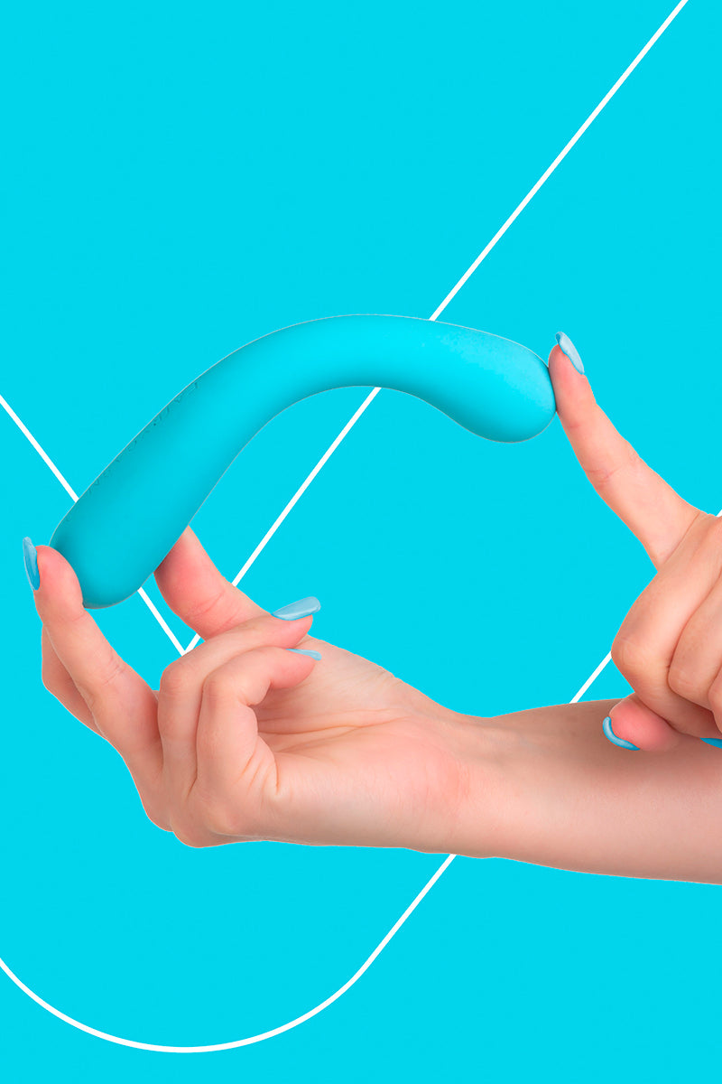 Vibromasseur FantasyEuphoria bleu, FairyGasm, vue 3