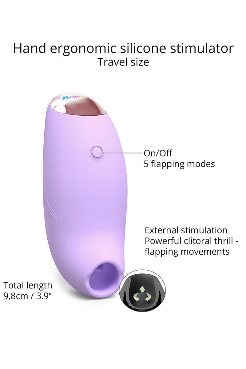 Stimulateur clitoridien Believer mauve - Love to Love — vue 2