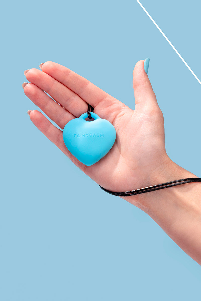 Stimulateur pendentif PleasureStone bleu, FairyGasm, vue 3
