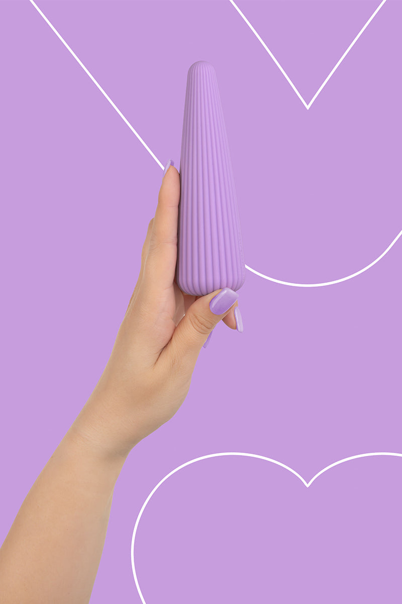 Vibromasseur IcyCone violet, FairyGasm, vue 3