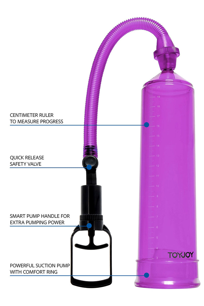 Pompe à pénis ToyJoy Power Pump violet — vue 2