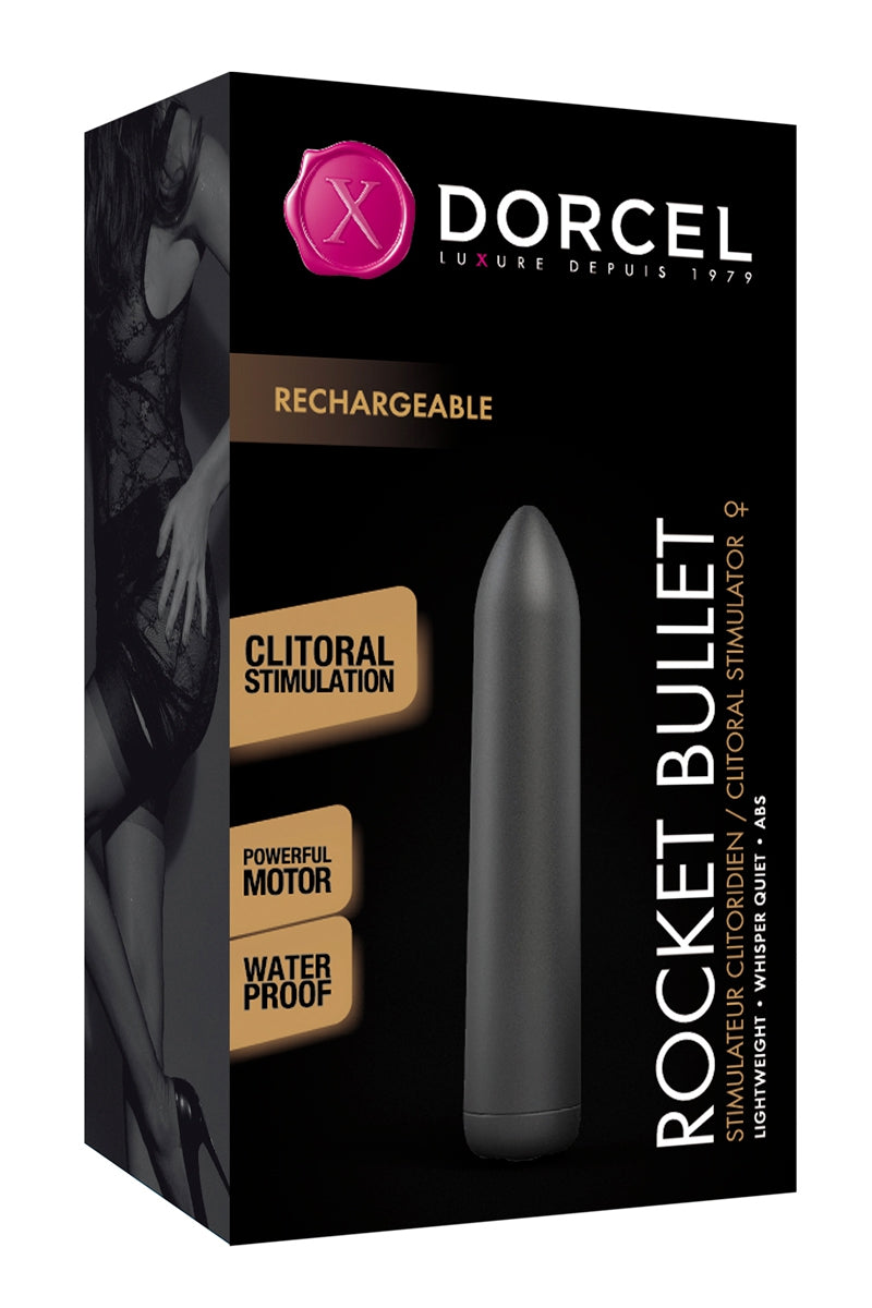 Mini vibro Rocket Bullet noir - Dorcel — vue 2