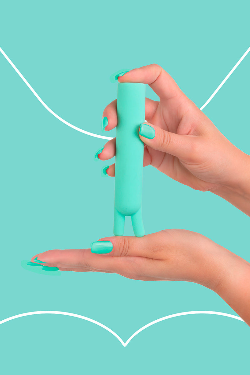 Mini vibromasseur BlissStars vert, FairyGasm, vue 3