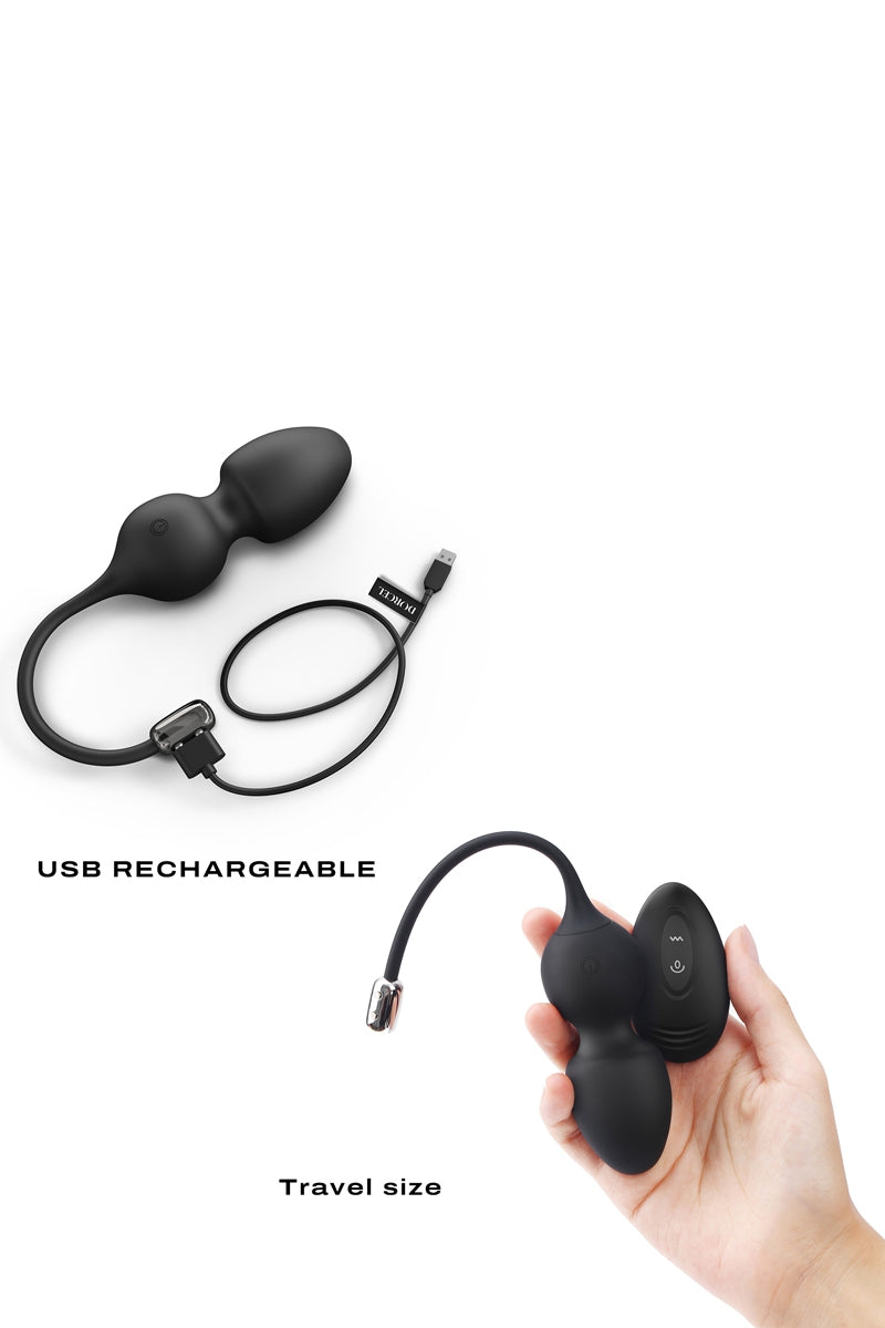 Love balls télécommandées noires - Dorcel — vue 2
