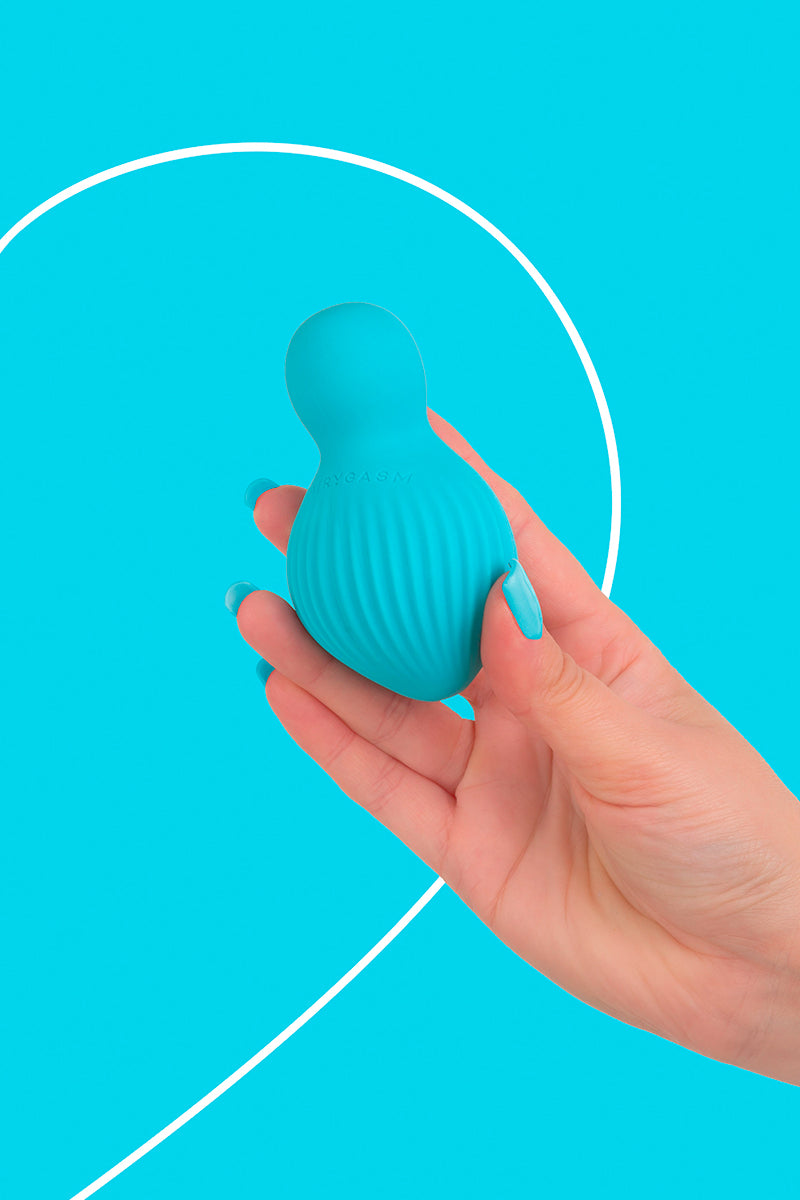 Mini vibromasseur EnchantedDesire bleu, FairyGasm, vue 3