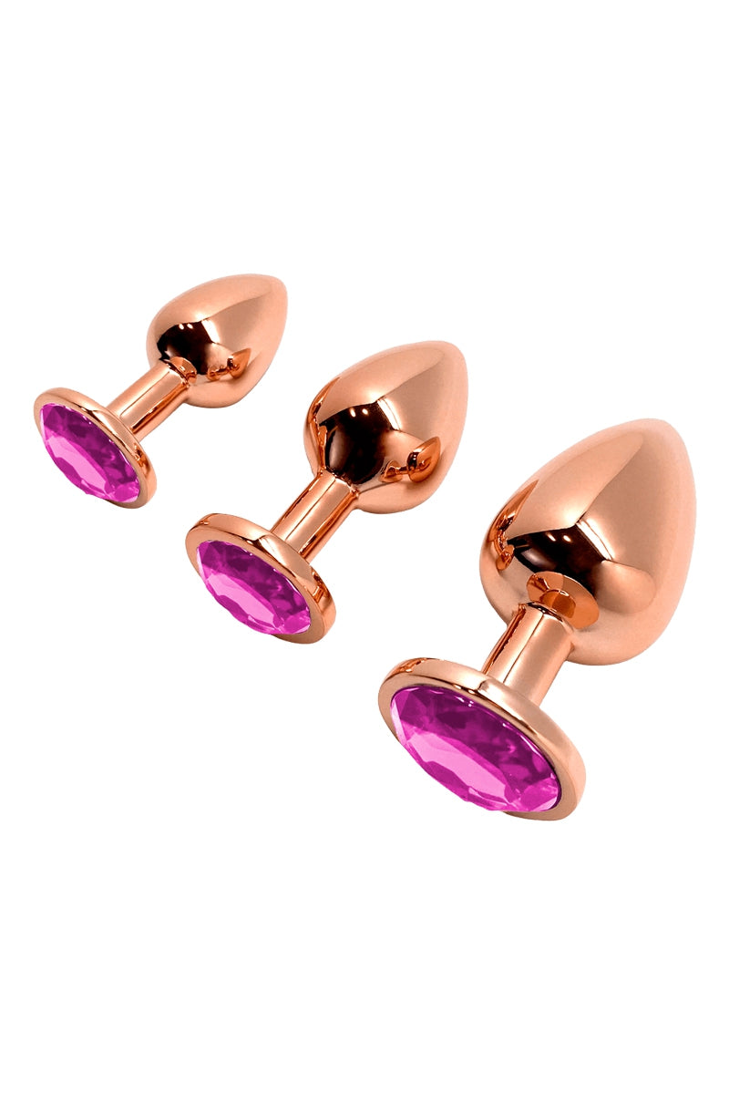 Plug bijou Tralalo rose L - Wooomy — vue 2