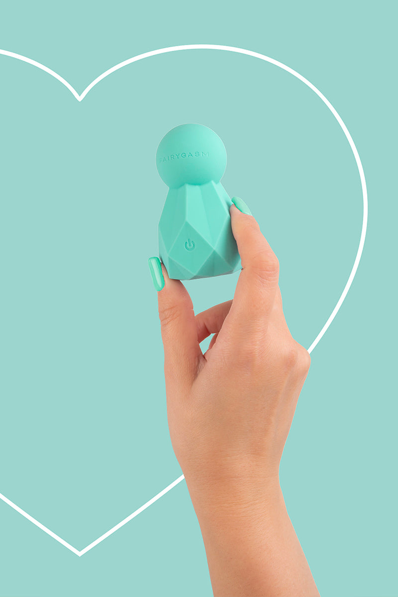 Mini vibromasseur BlissKey vert, FairyGasm, vue 3