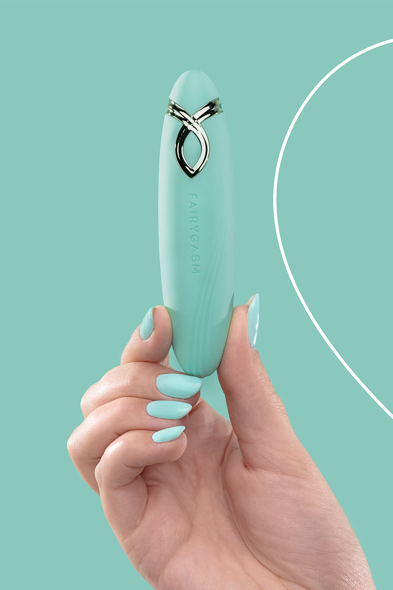 Vibromasseur PleasureArrow vert, FairyGasm, vue 3
