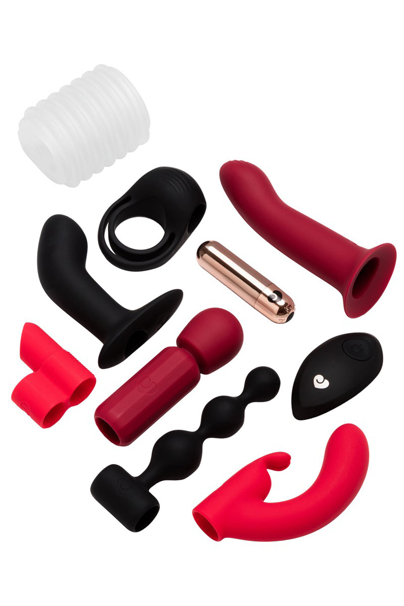 Calendrier de l'Avent Couples – rabbit, mini wand, gode, jouets anaux et anneau vibrant