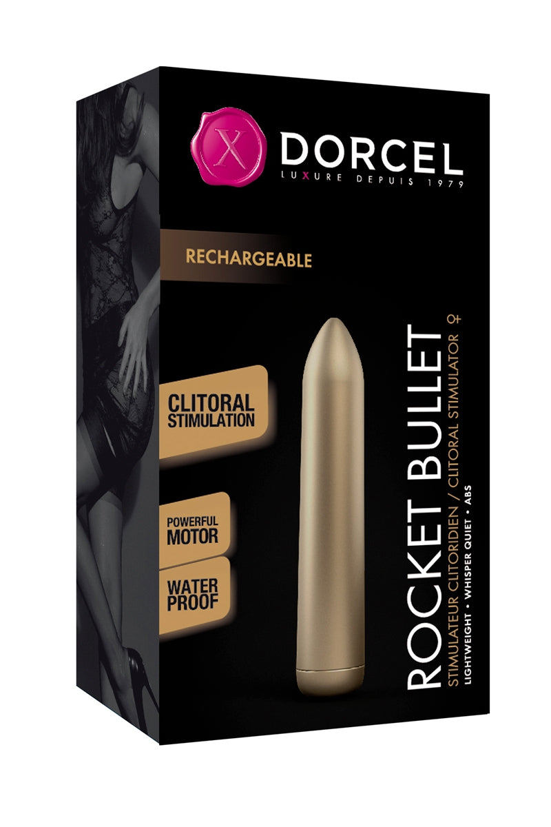 Mini vibro Rocket Bullet doré - Dorcel — vue 2