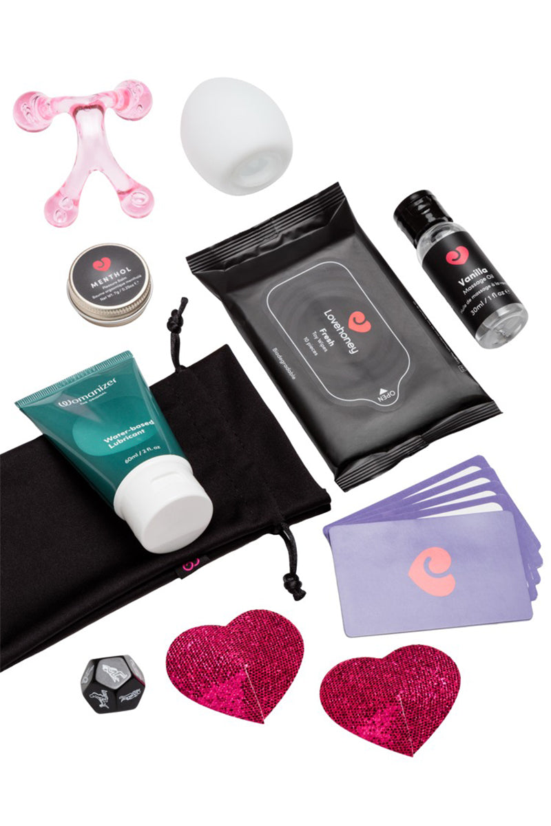 Calendrier de l'Avent Enjoy – lubrifiant Womanizer, huile de massage, jeux et accessoires