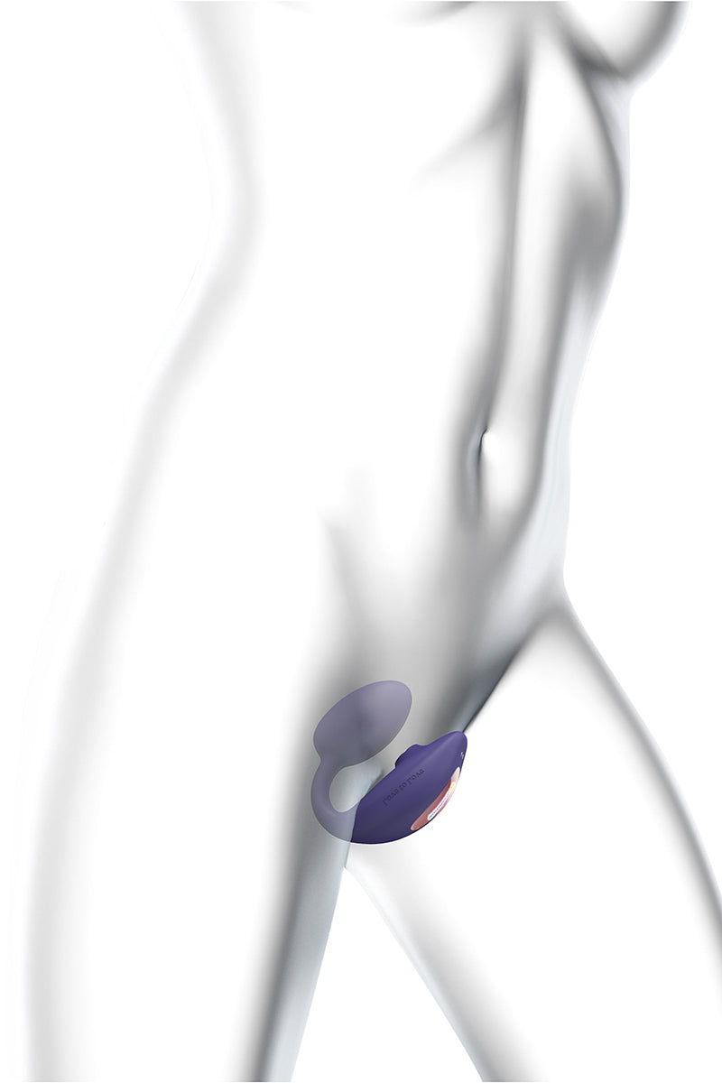 Double stimulateur Wonderlover violet - Love to Love — vue 4
