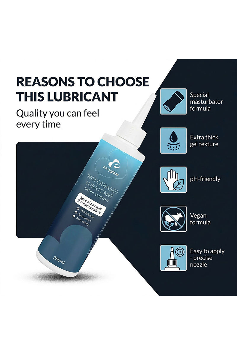 Gel pour masturbateur Extra Smooth 250ml EasyGlide, vue 4