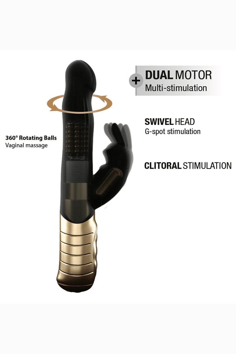 Vibro rechargeable Baby Rabbit noir 2.0 - Dorcel — vue 4